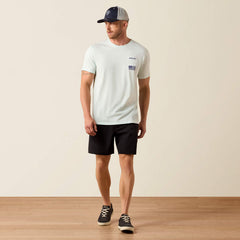 Ariat Men's USA Simple Seal Glacier Tee