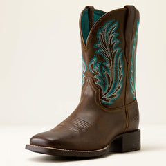 Ariat Women's Round Up Filly Wide Square Toe Western Boot