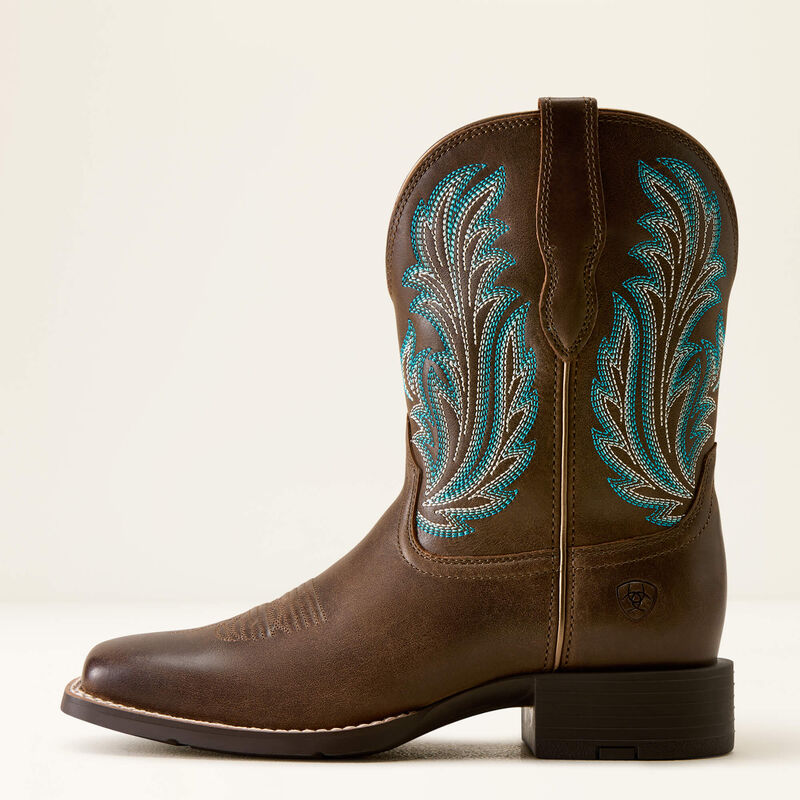 Ariat Women's Round Up Filly Wide Square Toe Western Boot
