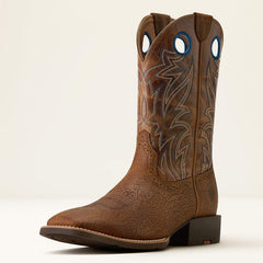 Ariat Men's Sport Sidebet Wide Square Toe Western Boot