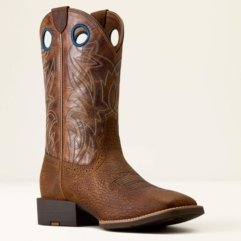 Ariat Men's Sport Sidebet Wide Square Toe Western Boot