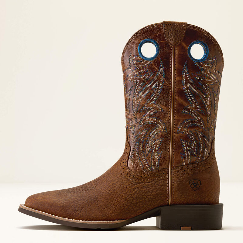 Ariat Men's Sport Sidebet Wide Square Toe Western Boot