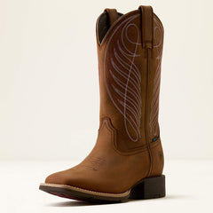 Ariat Women's Round Up Waterproof Wide Square Toe Western Boot