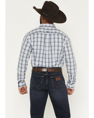 Ariat Men's Wrinkle Free White Cody Fitted Long Sleeve Shirt