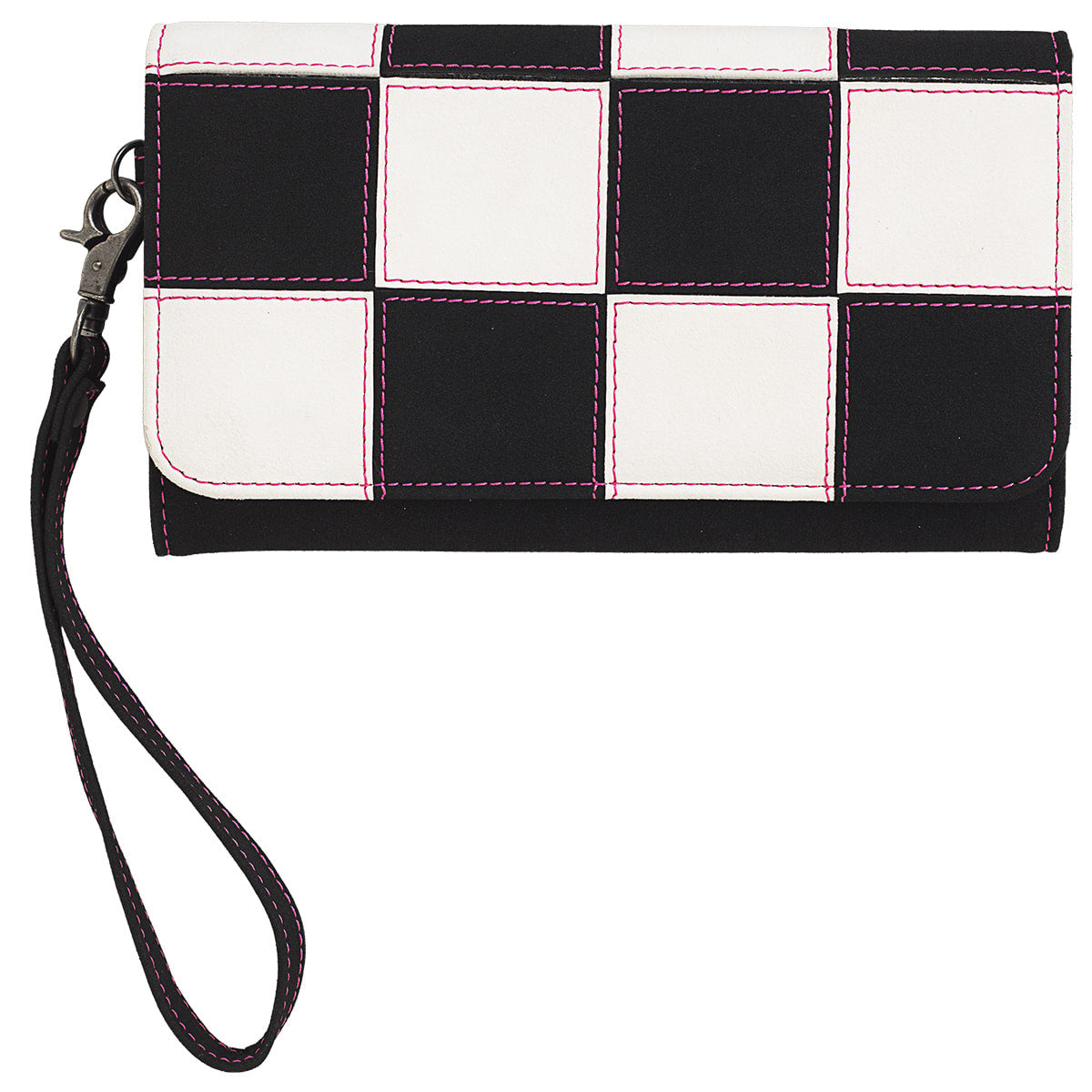 Angel Ranch Women's Checkerboard Western Wallet