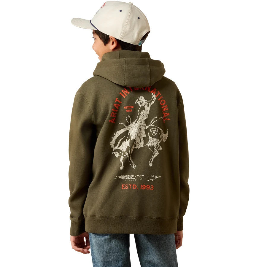 Ariat Youth International Rodeo Hoodie | Grape Leaf