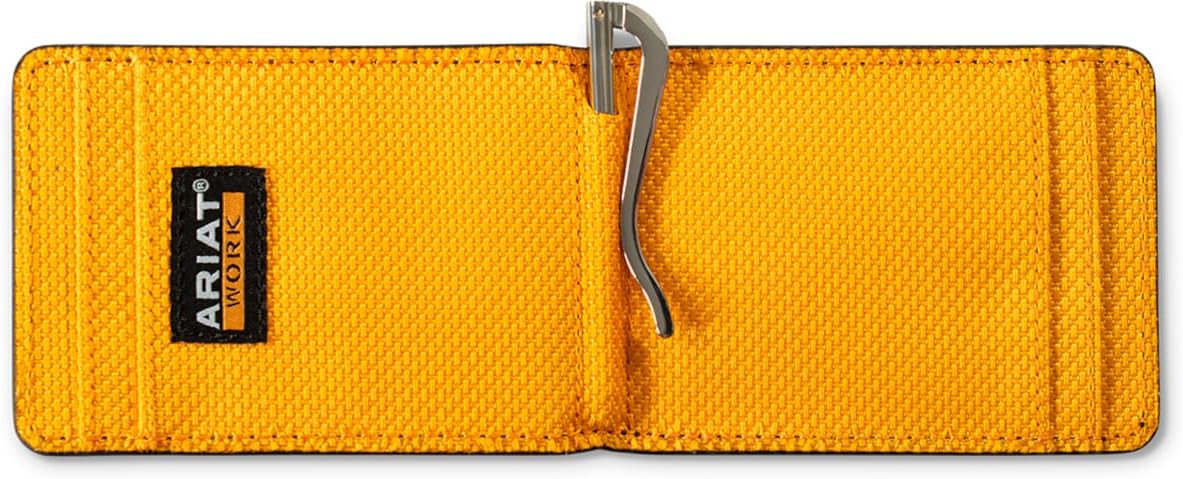 Ariat Men's Work Bifold Money Clip Wallet