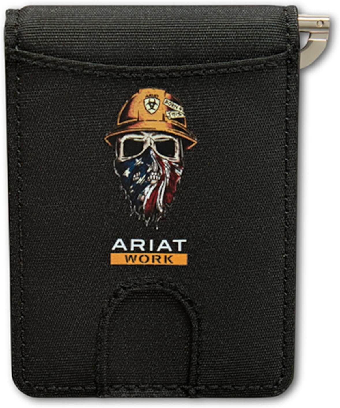 Ariat Men's Work Bifold Money Clip Wallet