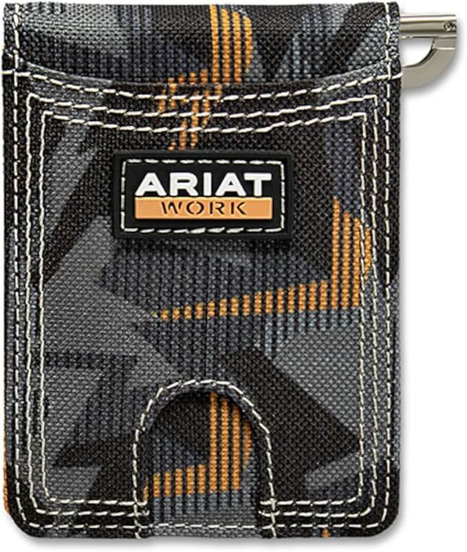 Ariat Men's Work Bifold Money Clip Wallet