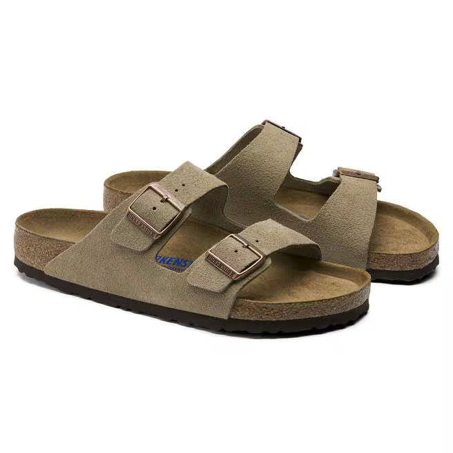Arizona Soft Footbed Taupe Birkenstock Sandal