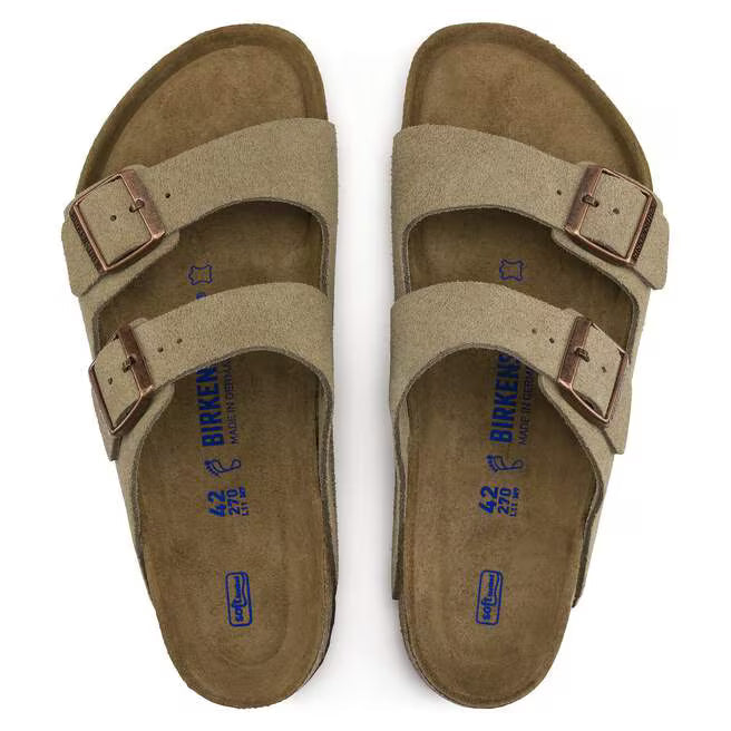 Arizona Soft Footbed Taupe Birkenstock Sandal