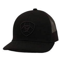 Ariat Mens Black Shield Logo Hat