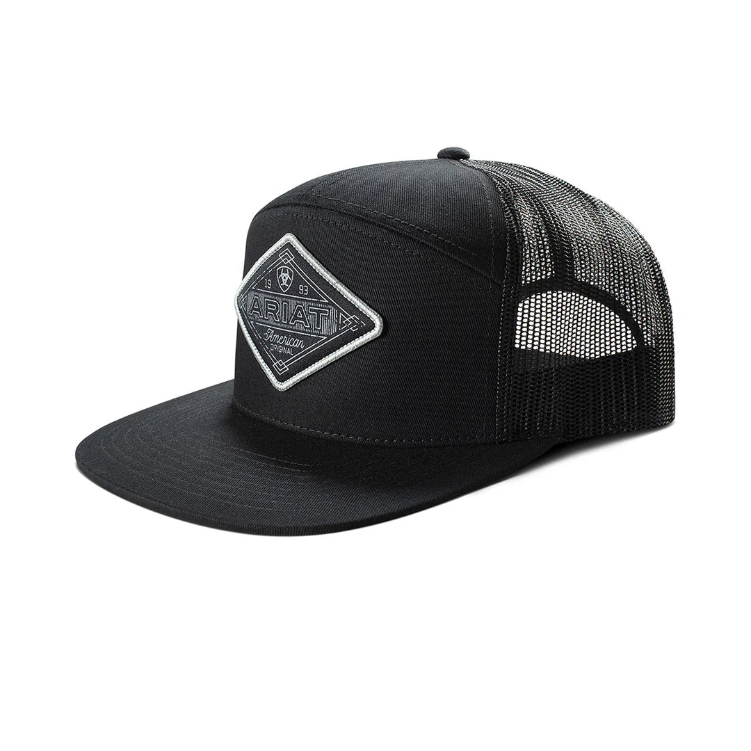 Ariat 7 Panel Diamond Patch Hat