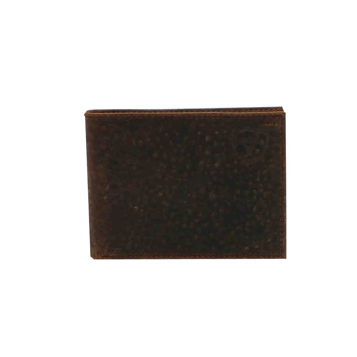 Ariat Men's Shield Brown Logo Bifold Wallet
