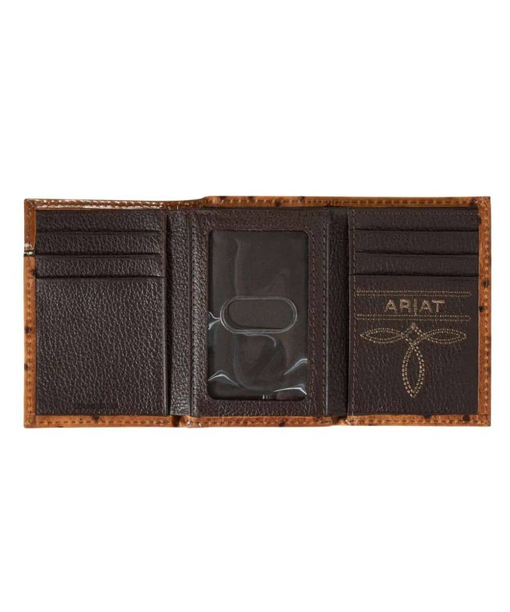 Ariat Floral Buckle Lace Trifold Wallet