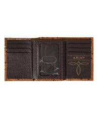 Ariat Floral Buckle Lace Trifold Wallet