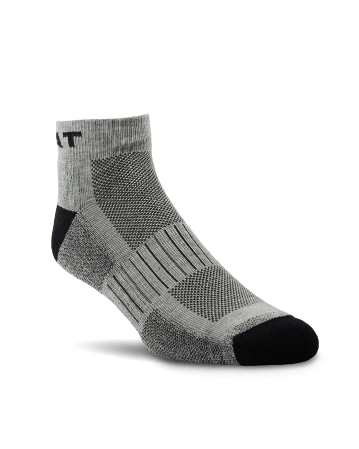 Ariat Men's TEK Series High Performance Grey Crew Socks