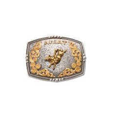 Ariat Rectangle Bull Rider Belt Buckle