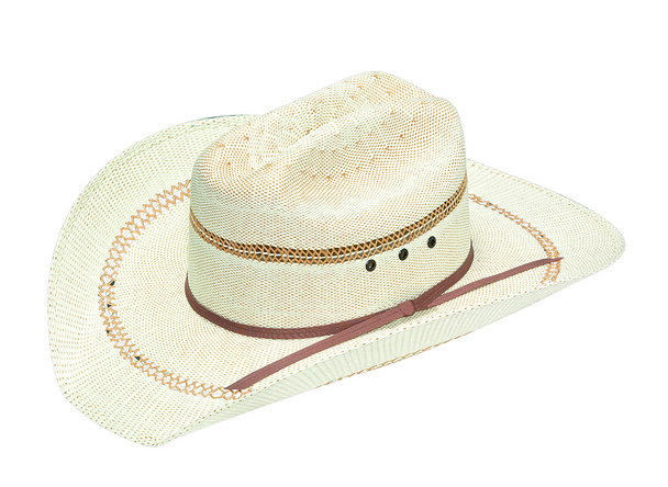 Ariat Youth Bangora Ivory Tan Straw Cowboy Hat