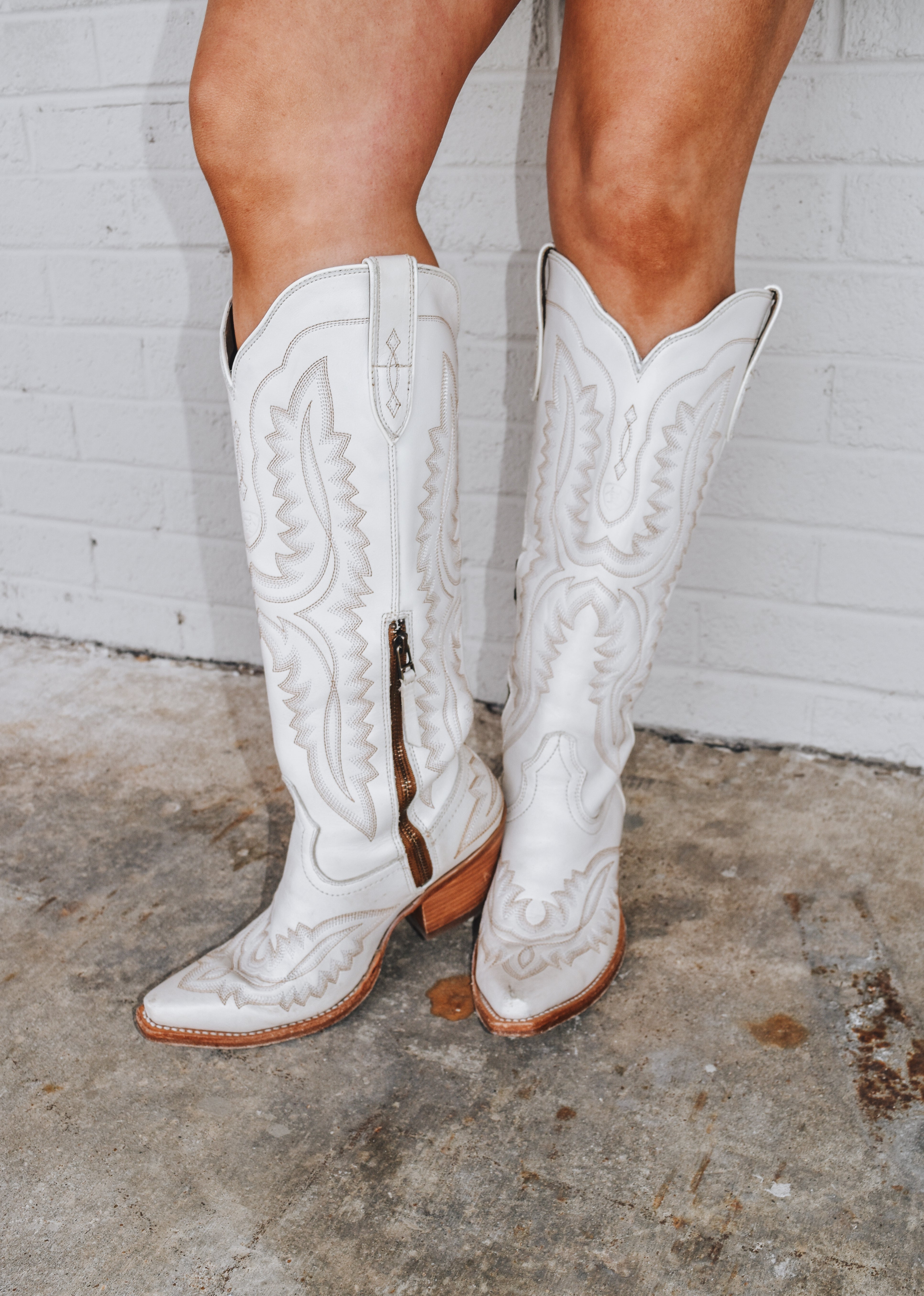 Ariat Casanova White Western Boot