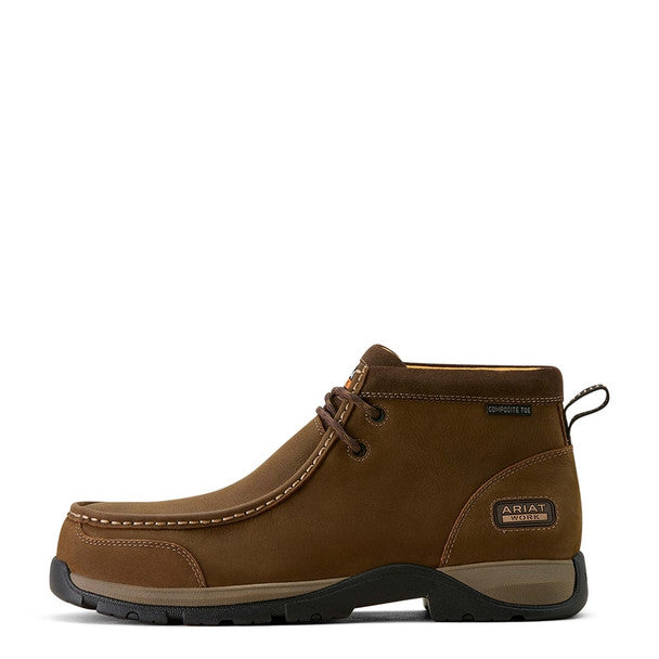 Ariat Men's Edge Moc Dark Brown Work Boots