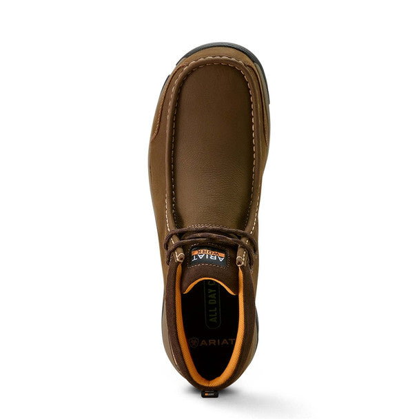 Ariat Men's Edge Moc Dark Brown Work Boots