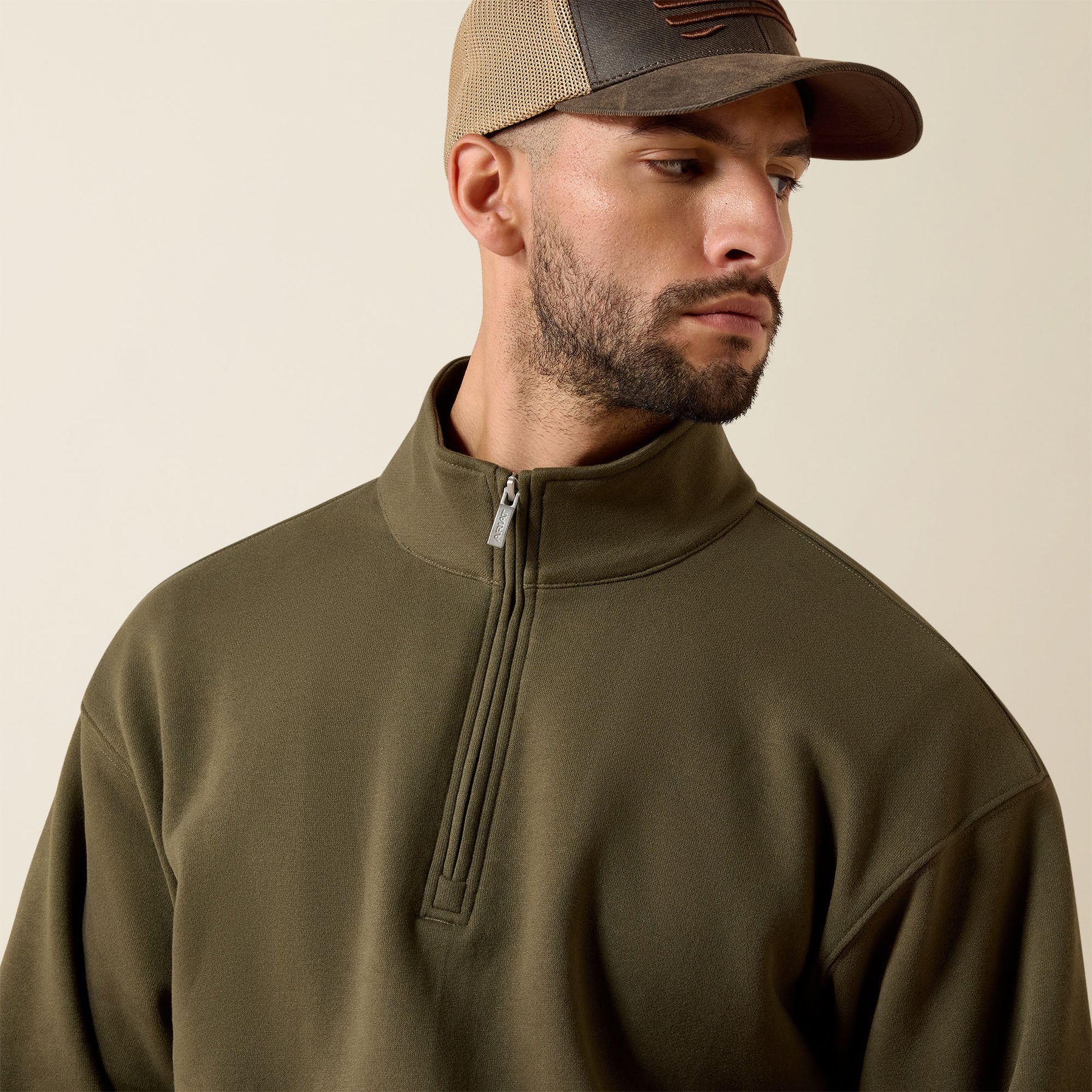 Ariat Men's Core 1/4 Zip Pullover | Grape Leaf
