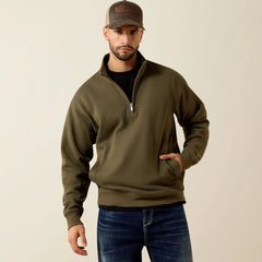 Ariat Men's Core 1/4 Zip Pullover | Grape Leaf