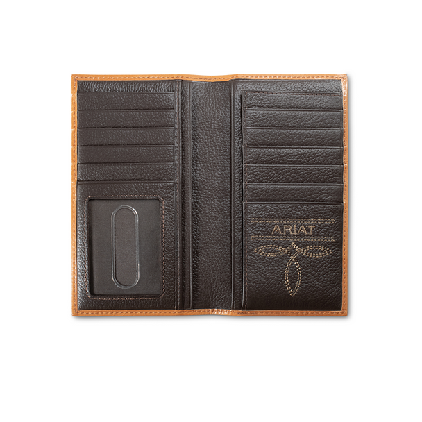 Ariat Floral Banner Tan Accessories Wallet