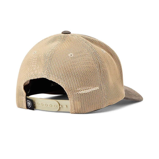 Ariat Brown Embroidered Flag Oil Skin Hat