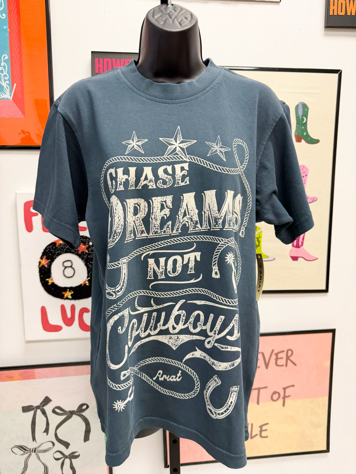 Ariat Women's Chase Dreams Midnight Navy Tee