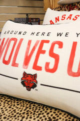 Arkansas State Around Here Throw Pillow