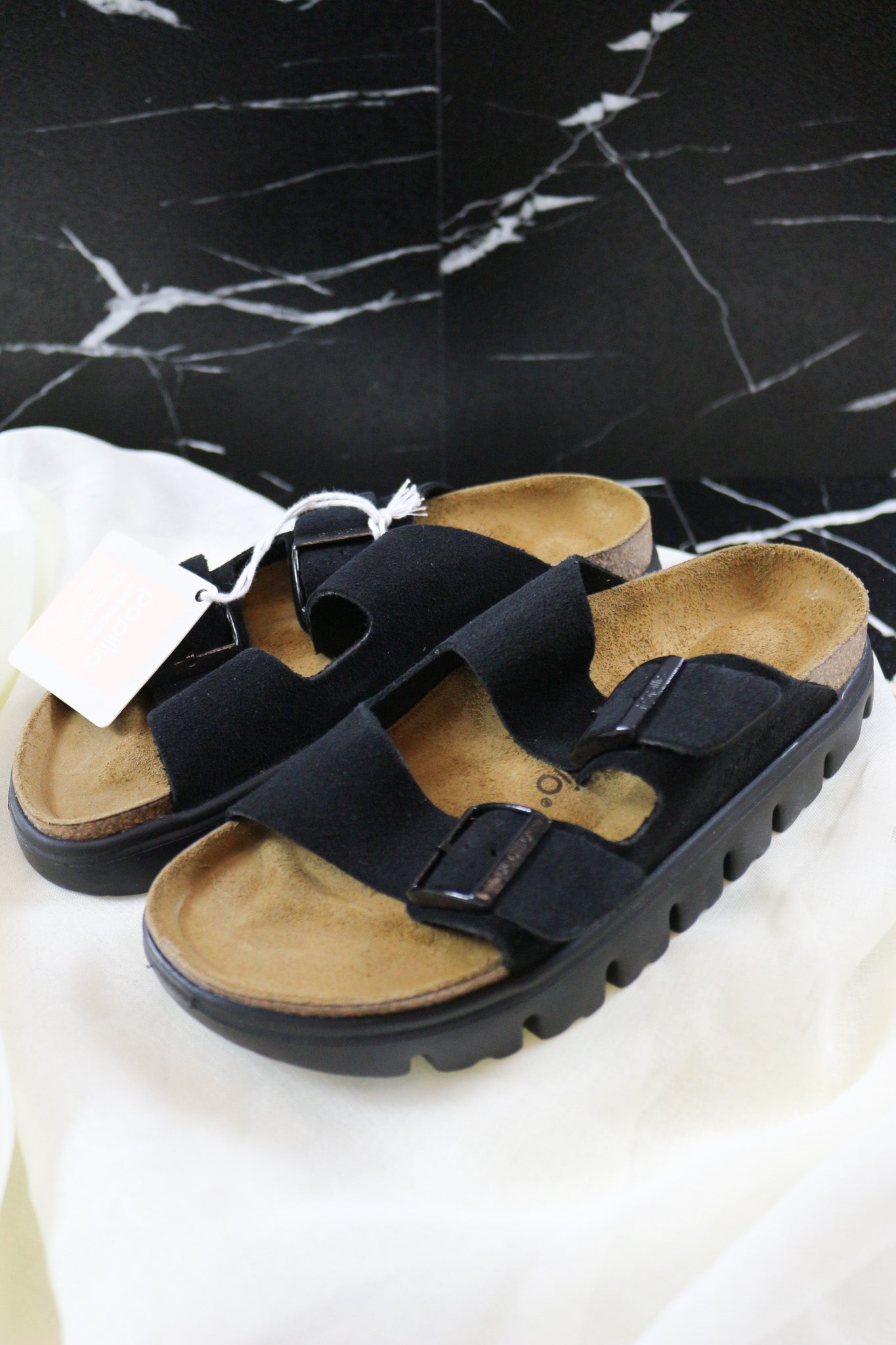 Arizona Chunky Black Birkenstock Sandal