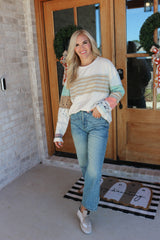 Ariat Ultra High Rise Cheyenne Yoke Tomboy Straight Leg Jean
