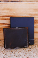 Ariat Passcase Distressed American Flag Bifold Wallet