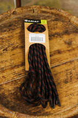 Ariat 72" Nylon Black and Brown Shoe Lace