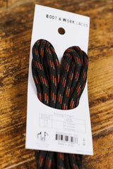 Ariat 72" Nylon Black and Brown Shoe Lace