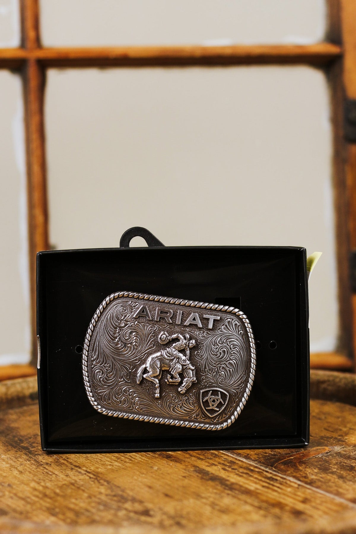 Ariat Vintage Saddle Bronc Belt Buckle