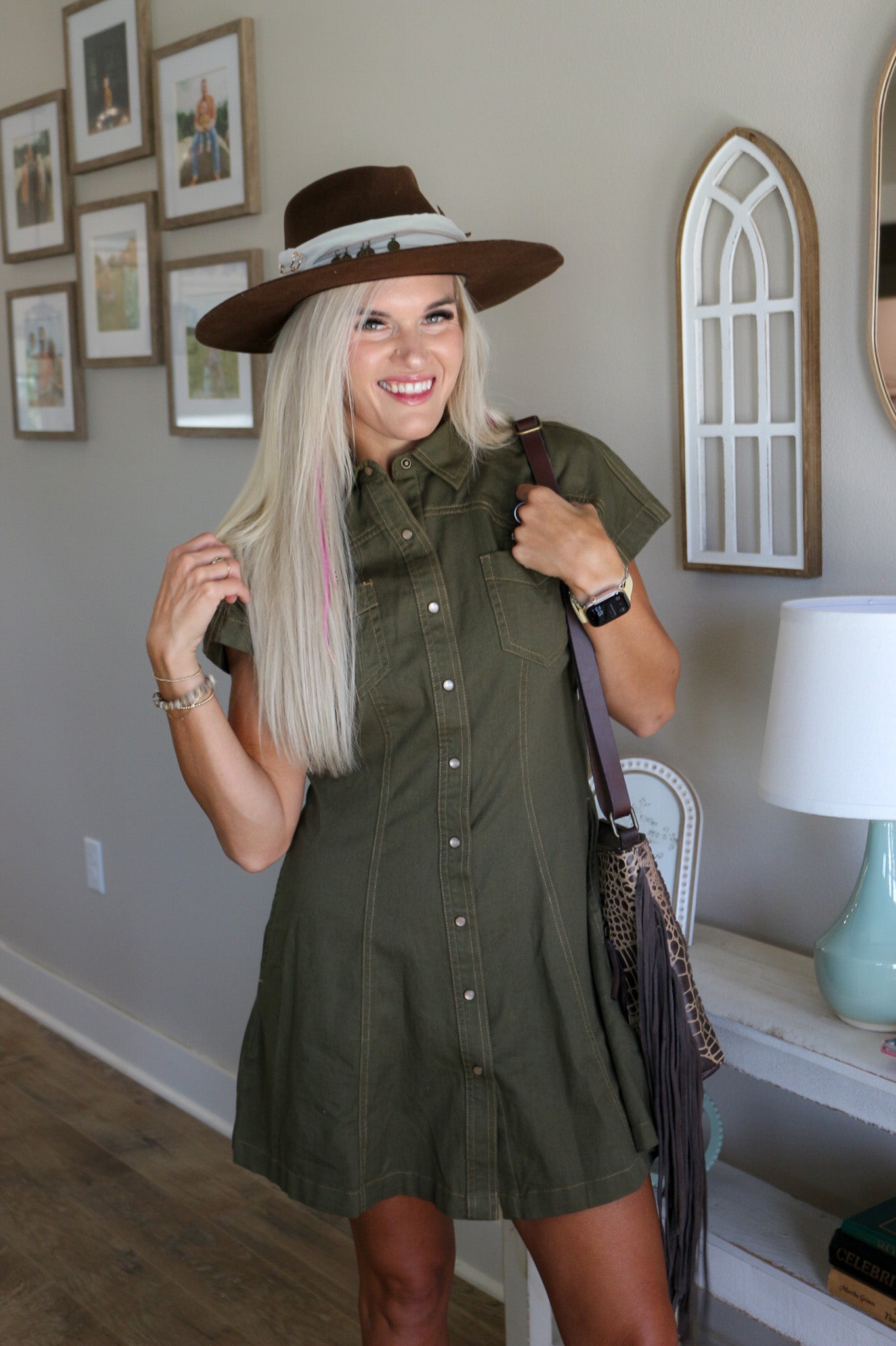 Ariat Women's Cody Ivy Green Dress