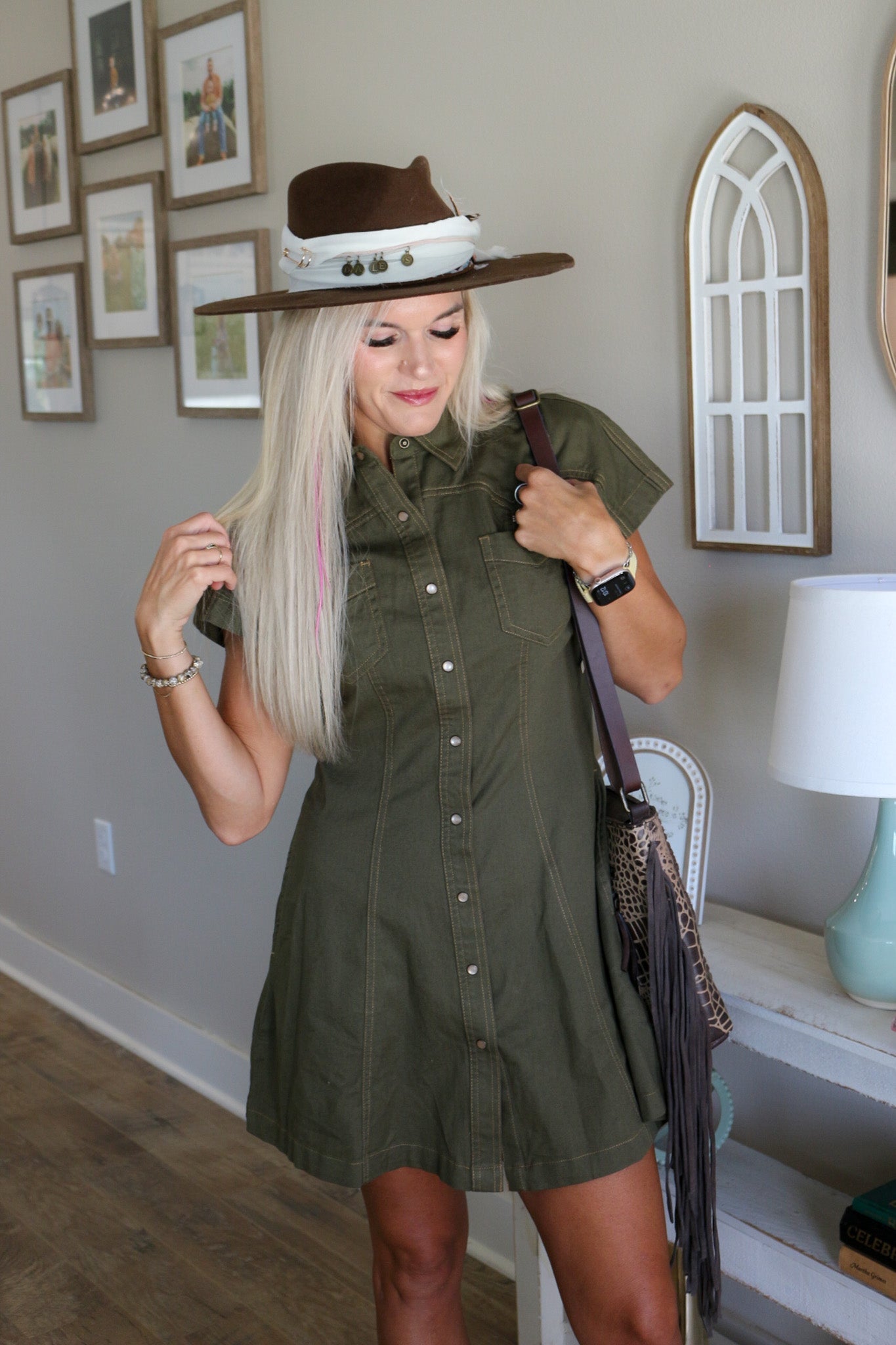 Ariat Women's Cody Ivy Green Dress