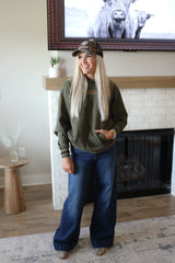 Ariat Women's Threaded Through Hoodie | Ivy Green