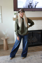 Ariat Women's Threaded Through Hoodie | Ivy Green