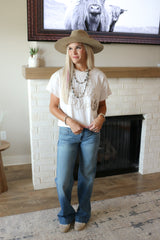 Ariat Women's Sea Salt Saddle Up Tee