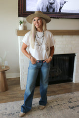 Ariat Women's Sea Salt Saddle Up Tee