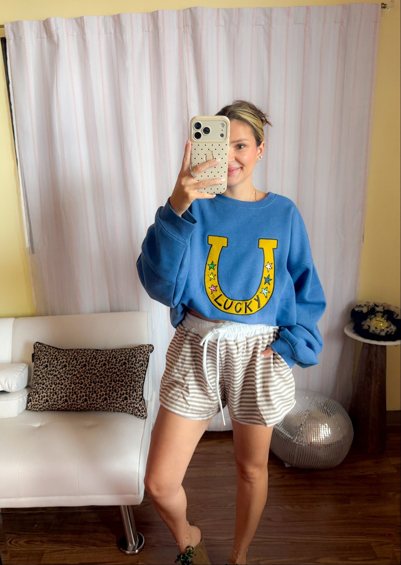 Ask Again Later Stripe Shorts -2 Colors