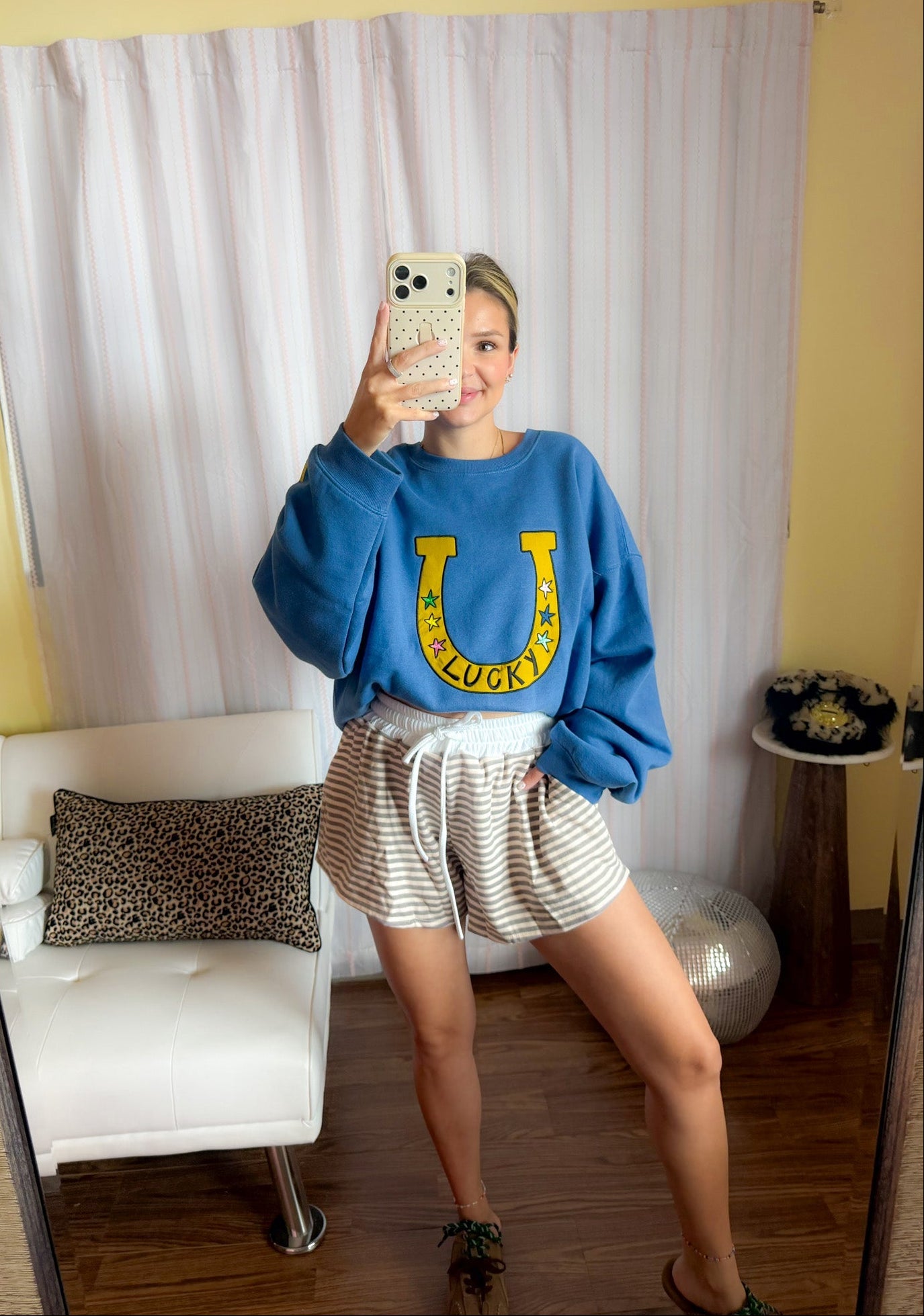 Ask Again Later Stripe Shorts -2 Colors