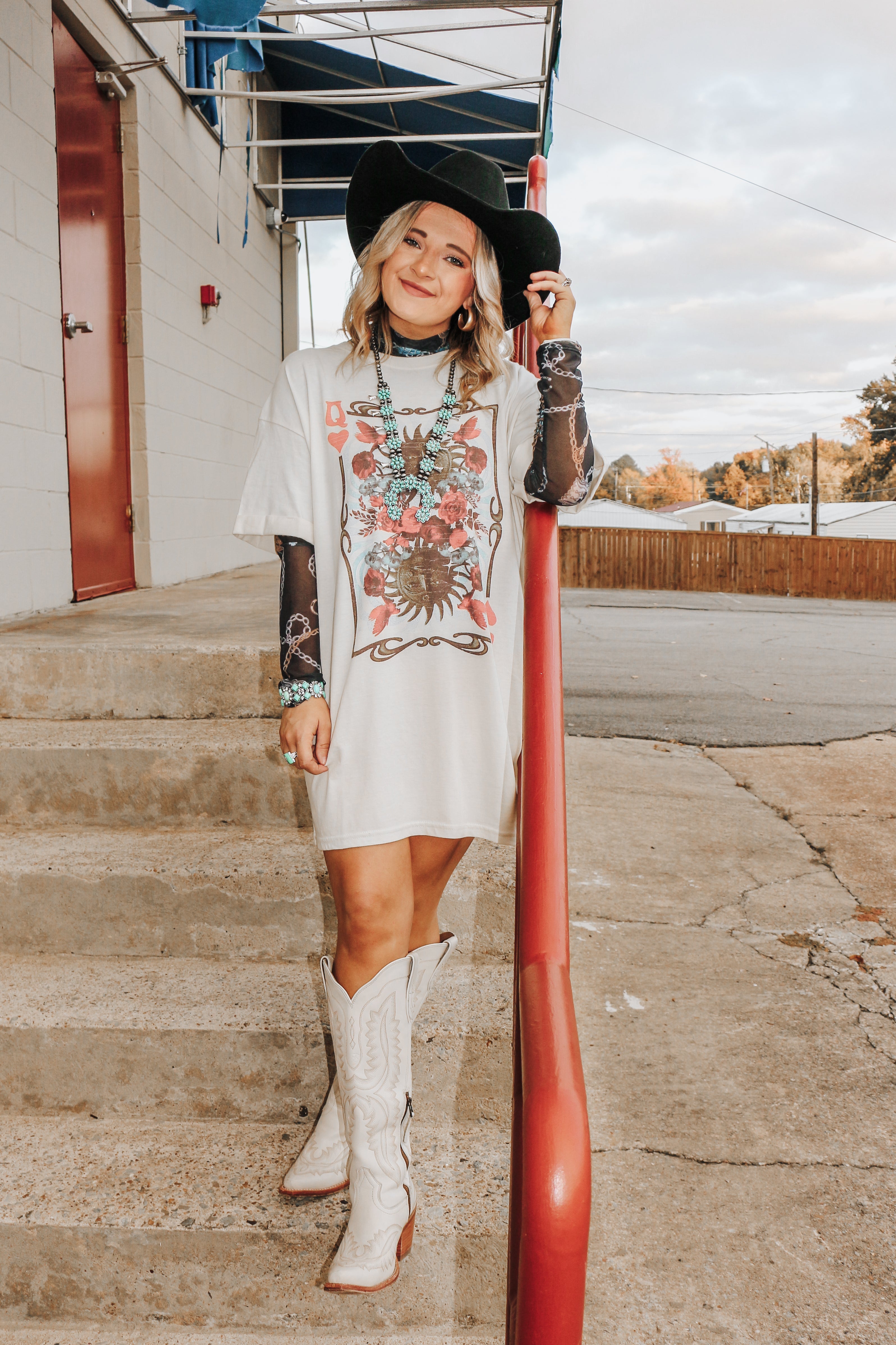 Ariat Casanova White Western Boot