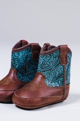 Ariat Round Up Style Lil' Stompers Infant Boots Brown