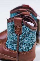 Ariat Round Up Style Lil' Stompers Infant Boots Brown