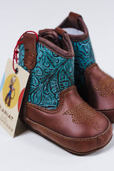 Ariat Round Up Style Lil' Stompers Infant Boots Brown
